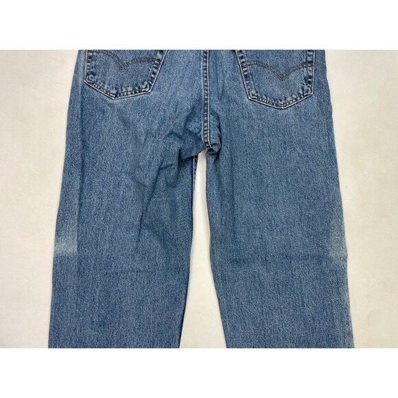 VINTAGE Levi's 550 Denim Jeans Men Size 34 X 31 Blue Tag Size 36 x 32 USA 90s - Picture 6 of 10